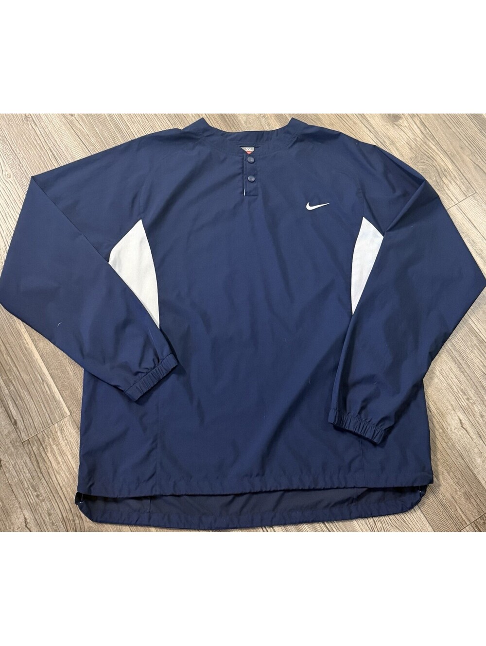 VTG Nike Windbreaker Jacket Mens XXL Pullover Snap Button